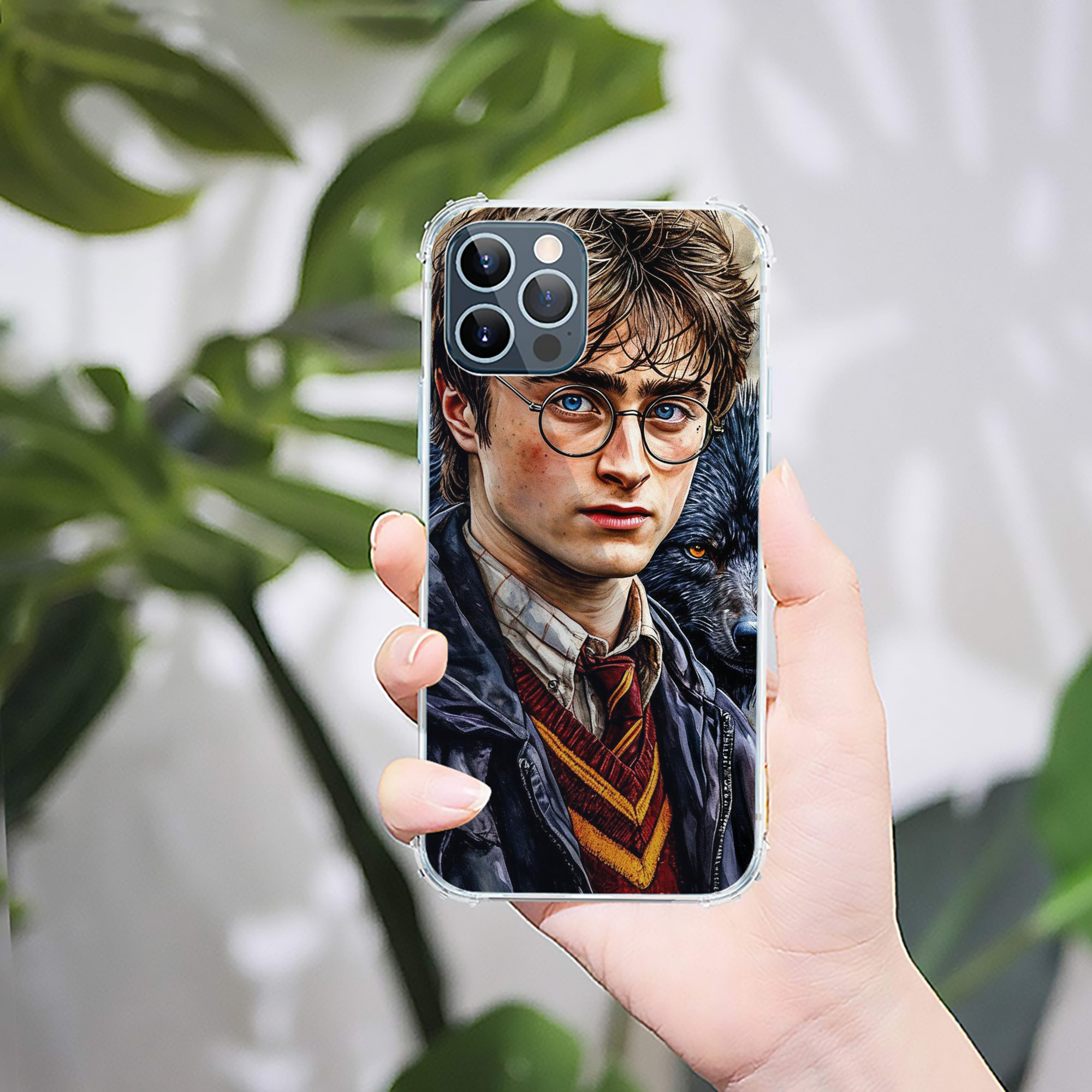 （画像用） Harry Potter ハリー・ポッターシリーズ 【iPhone 12シリーズ対応】透明スマホケース（クリアソフトケース）